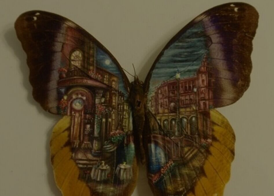 Pintando clásicos en alas de mariposas