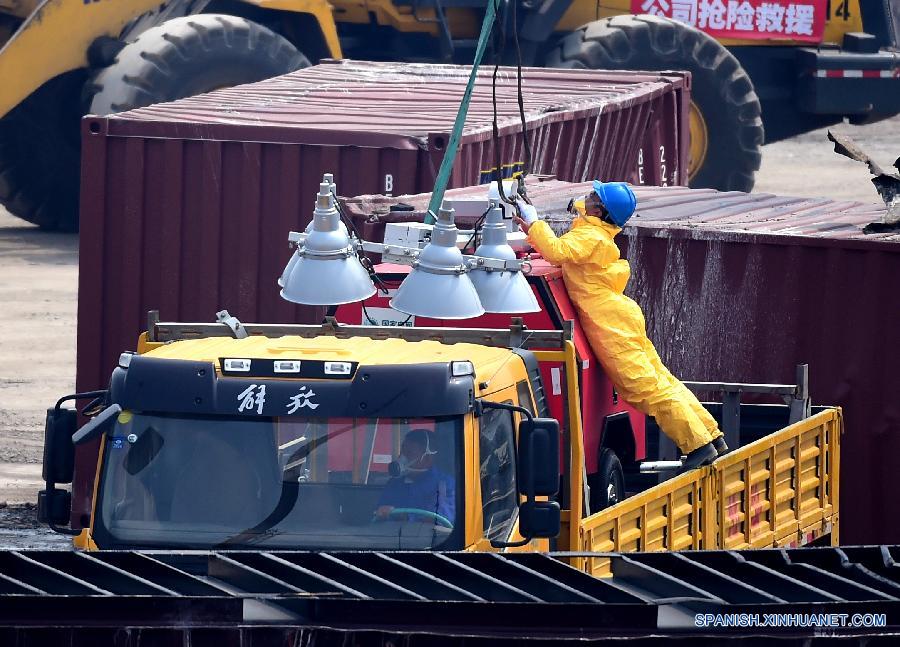 Detenidos 12 sospechosos por explosiones en Tianjin