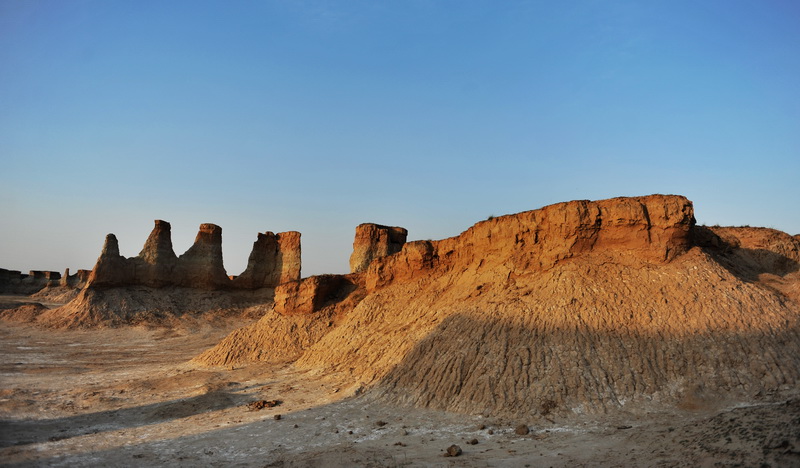 Maravilloso paisaje del bosque de la tierra en Datong