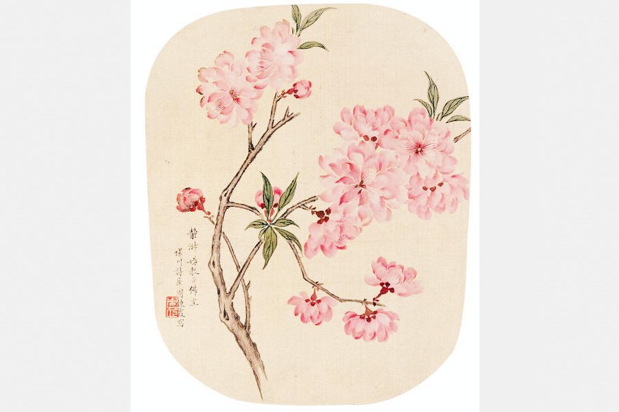 Pintura en tinta china de Zhou Lianxia. [Foto/China.com]