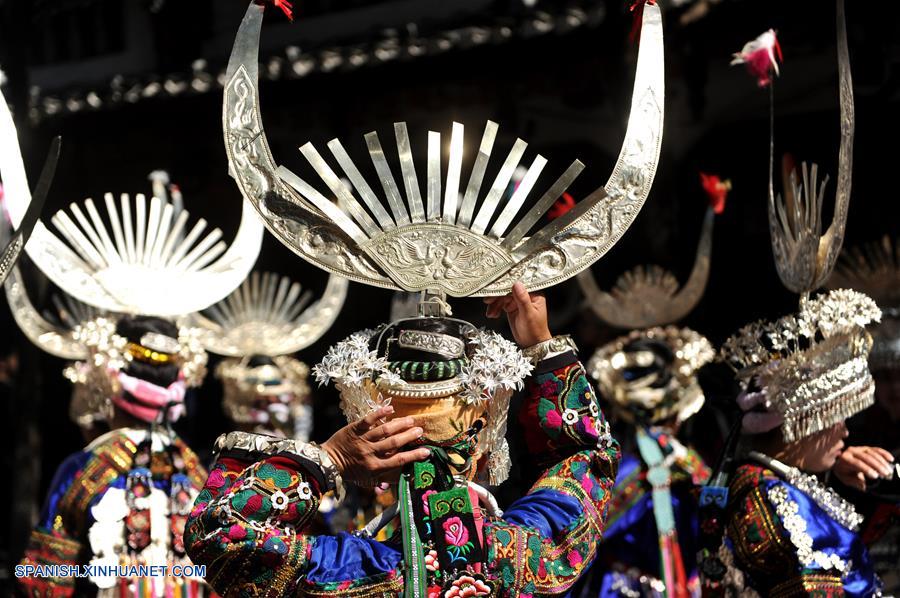 Guizhou: Feria para celebrar a?o nuevo de grupo étnico Miao en Leishan