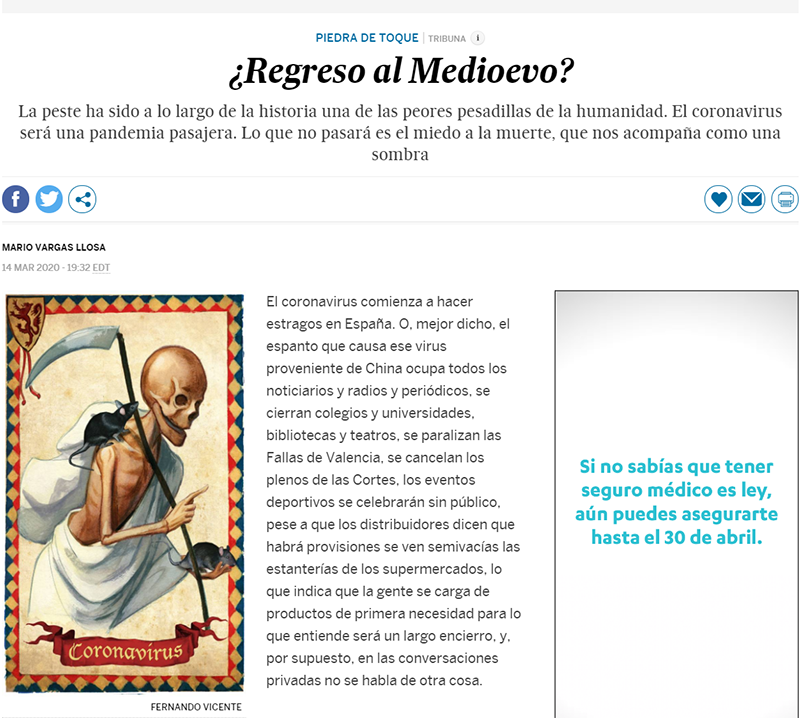 El regreso al empe?o prejuiciado y militante