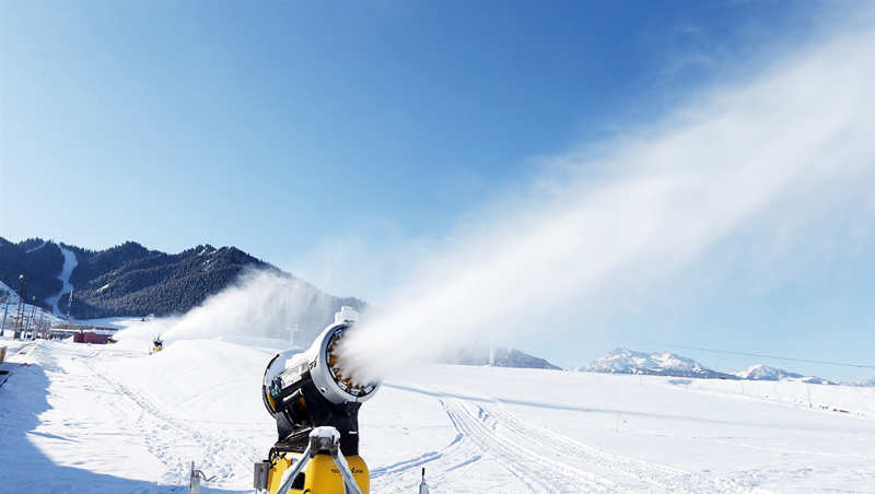 ?Cuántos tipos de nieve puede fabricar una máquina de fabricación de nieve durante los Juegos Olímpicos de Invierno?
