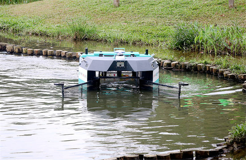 Hainan prueba un barco de limpieza autónomo, 20 veces más eficiente que uno manual
