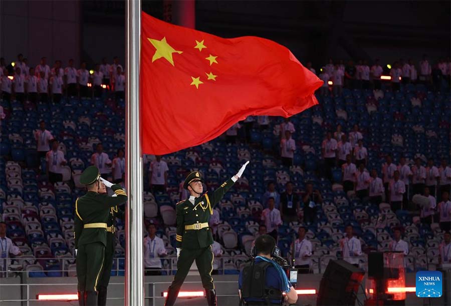 Ceremonia de apertura de la 31a edición de verano de los Juegos Mundiales Universitarios de la FISU en Chengdu
