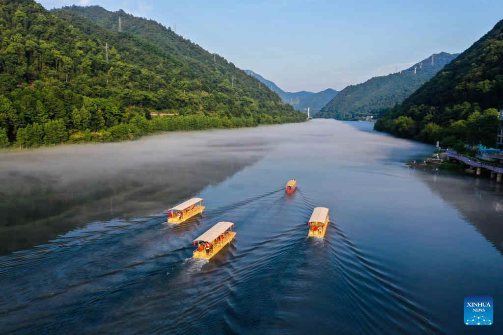 Vistas aéreas de Hangzhou, ciudad anfitriona de los 19o Juegos Asiáticos